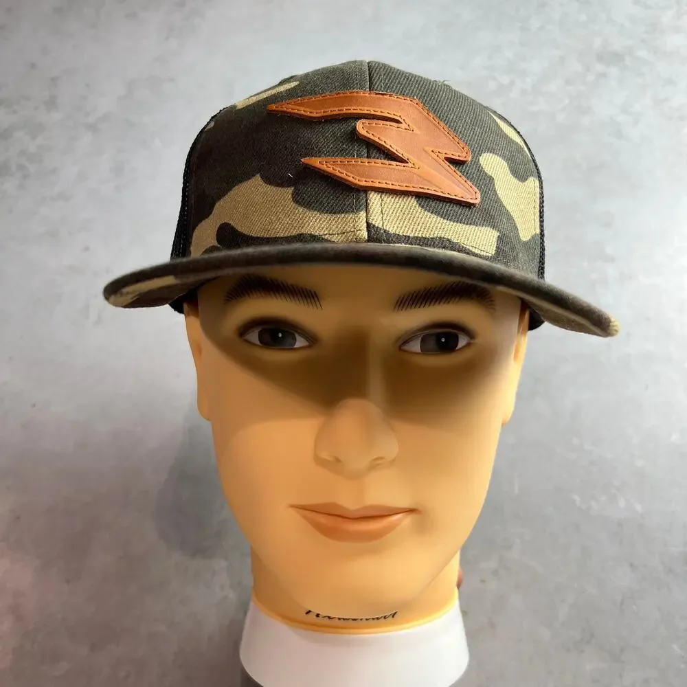 3Brand x Lids Exclusive Camo Trucker Hat Snapback Dangeruss Russell Wilson OS